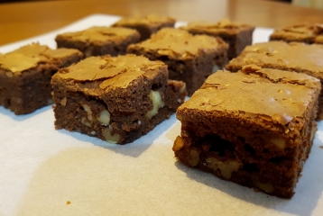 Brownies με ρούμι